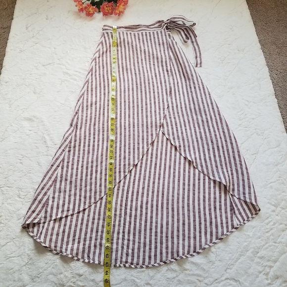 Onia Linen Wrap Skirt - Picture 3 of 7